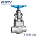 F316 / F304 Screwed Welded Forged Steel Globe Valve